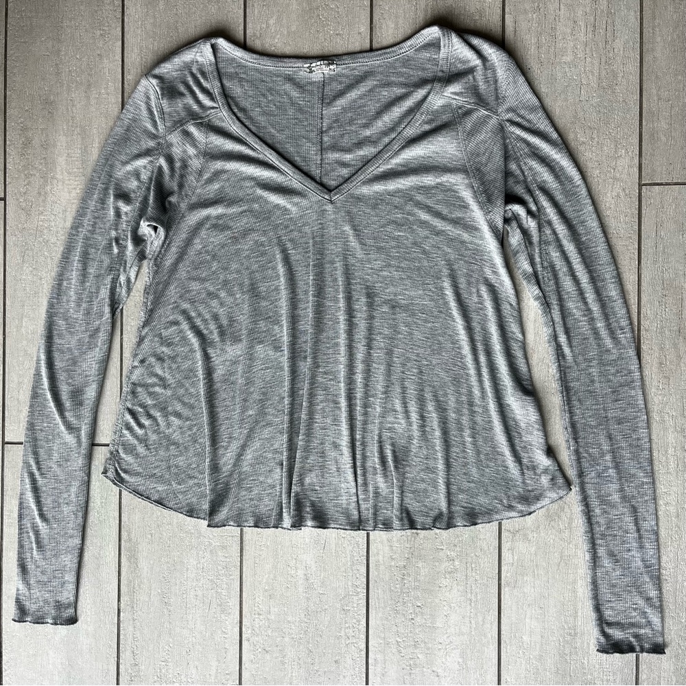 Intimately FREE PEOPLE Rock The Boat V-neck Top